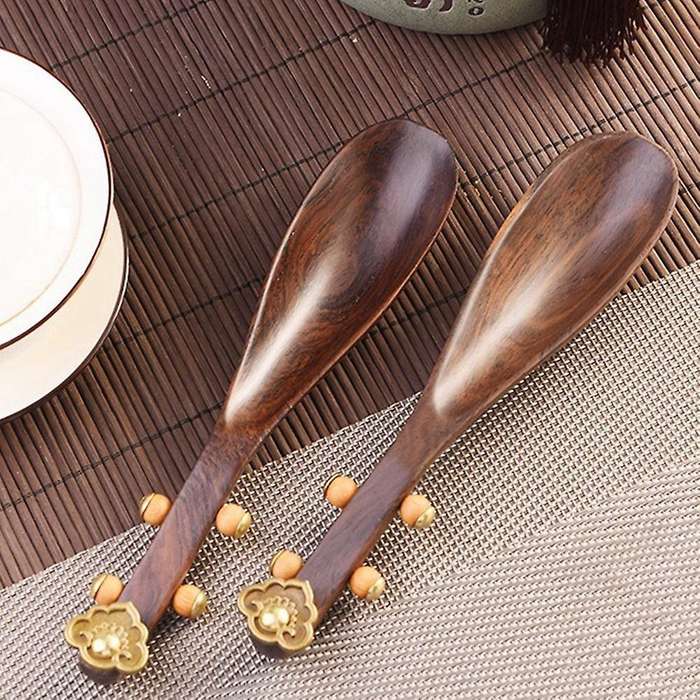 Wooden Tea Shovel Scoop Green Tea Spoon Spices Spoon Sugar Spoon Salt