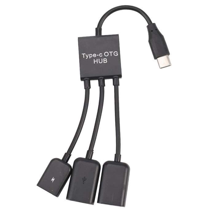Type C Otg Usb 3.1 2.0 Female Otg Charge 2 Port Hub Cable Y Splitter