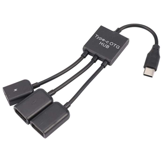 Type C Otg Usb 3.1 2.0 Female Otg Charge 2 Port Hub Cable Y Splitter