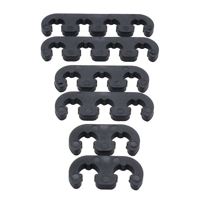 7mm 8mm Plastic Spark Plug Wire Separators Dividers Looms Black