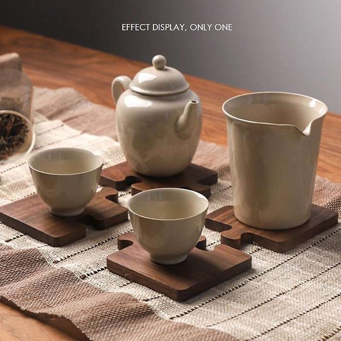 Walnut Coaster Solid Wood Coaster Creative Wooden Cup Holder