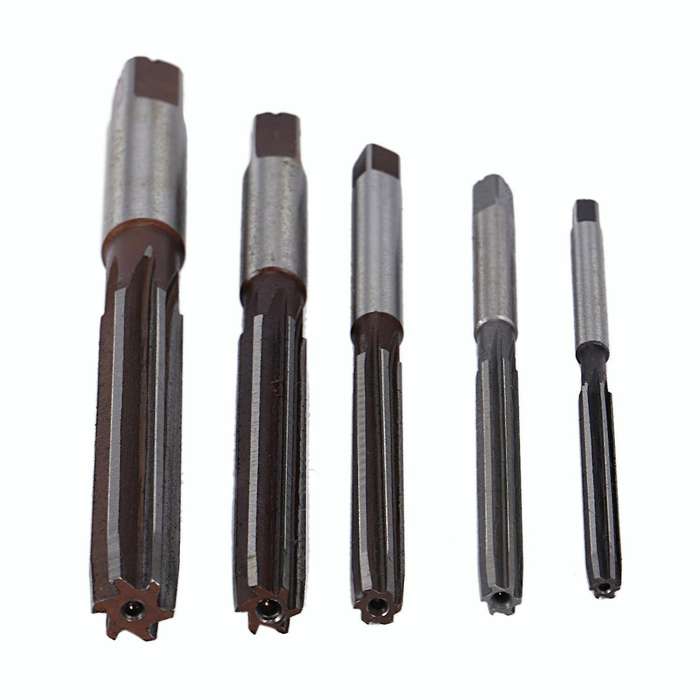 5pcs Hand Reamers Set H8 Chucking Straight Shank Set