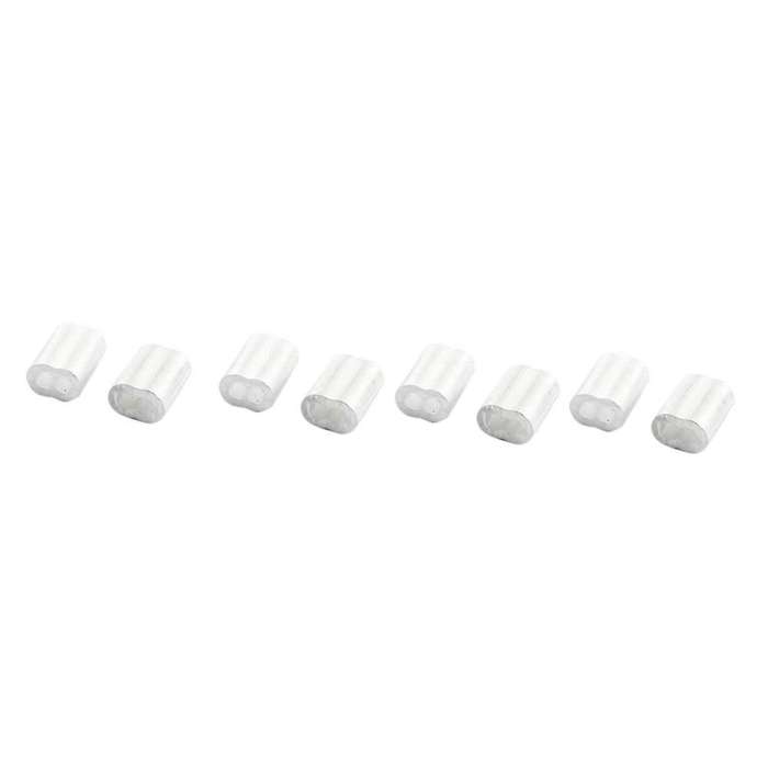 100x Aluminum Crimping Loop Sleeve for 3mm Diameter Wire Rope Cable