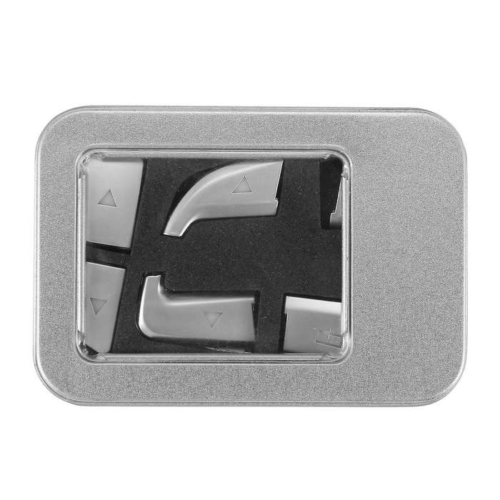 Car Steering Wheel Button Cover Stickers for Mercedes Benz A B Class