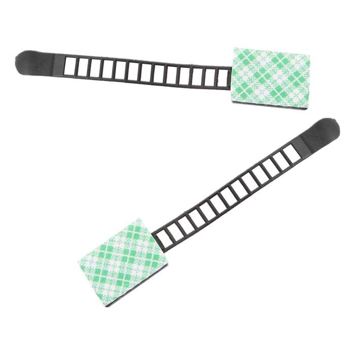 40x Verstellbare Kabelhalter Set , Mit Klebstoff Gesicherte Unterlage