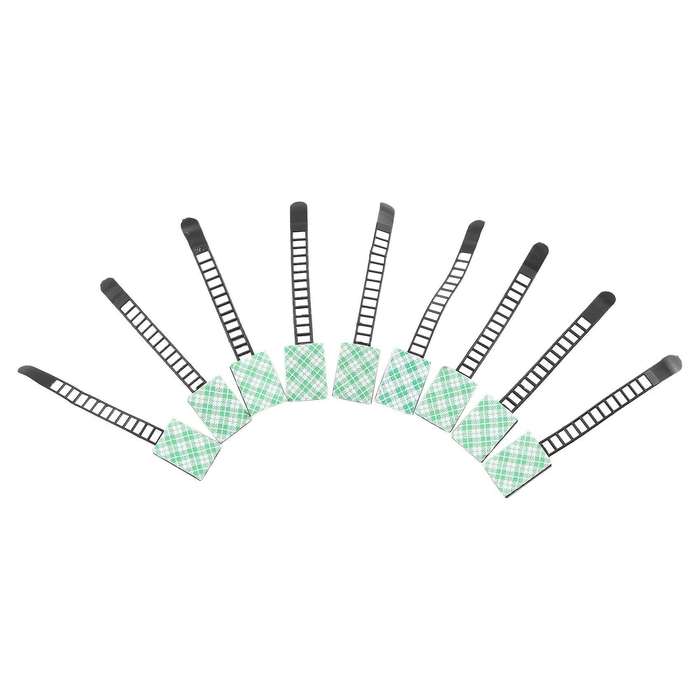 40x Verstellbare Kabelhalter Set , Mit Klebstoff Gesicherte Unterlage
