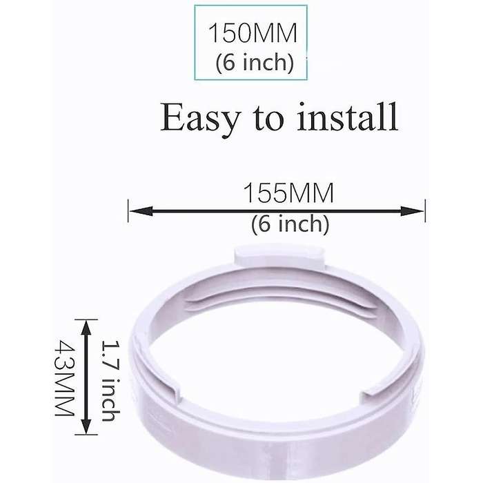 Air Conditioner Exhaust Hose Coupler Window Adapter Round