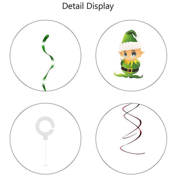 Christmas Ornaments Ceiling Swirl Decoration Christmas Party Supplies