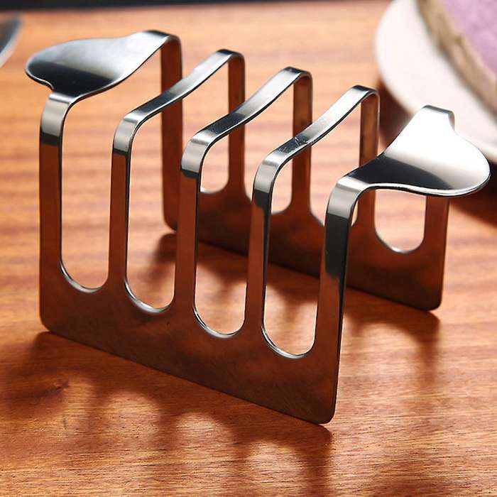 4 Slice Holes Stainless Steel Cooling Grid Bread Rack Accessories