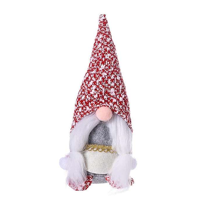 Faceless Doll Christmas Stand Doll Christmas Festival Decoration, B