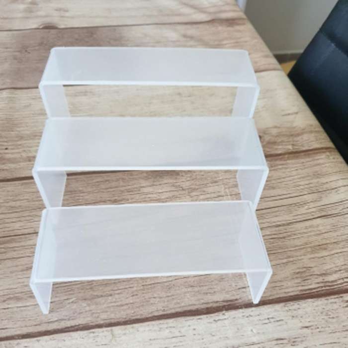 3pcs/set 3mm Acrylic U Type Hand-run Display Stand -red