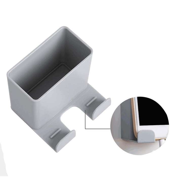 Universal Wall-mounted Charger Mobile Phone Bracket Storage Box Rack