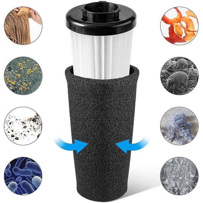 For Dirt Devil Style F112 Endura Odor Trapping Filter, Ad47936, Black
