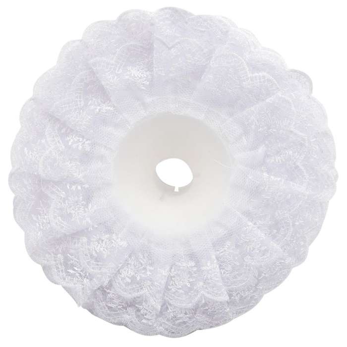 6pcs Lace Bouquet Collar, Diy Bouquet Holder Wedding Bridal White
