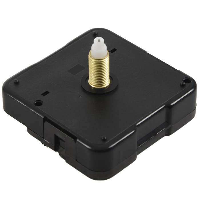 Clock Movement with Short Hands, 4/ 25 Inch Maximum Dial Thickness