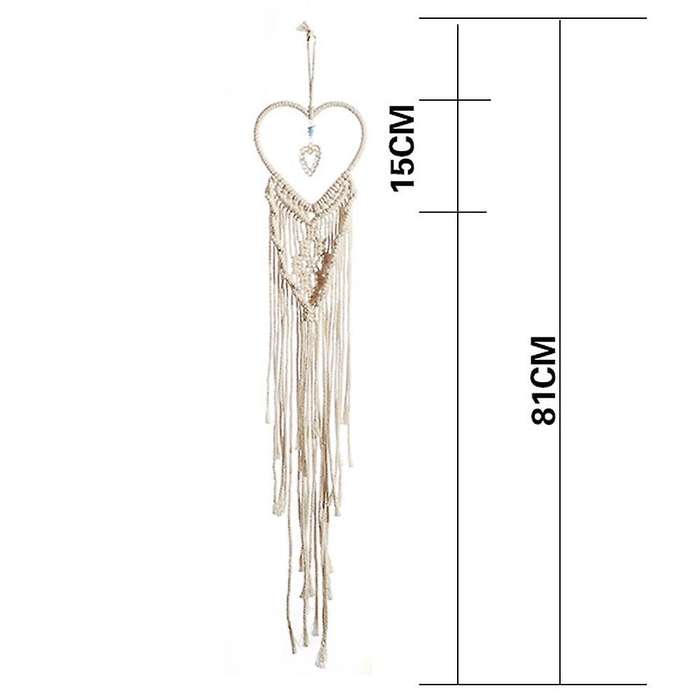 Macrame Dream Catchers Heart Design Boho for Party Home Decor Gift