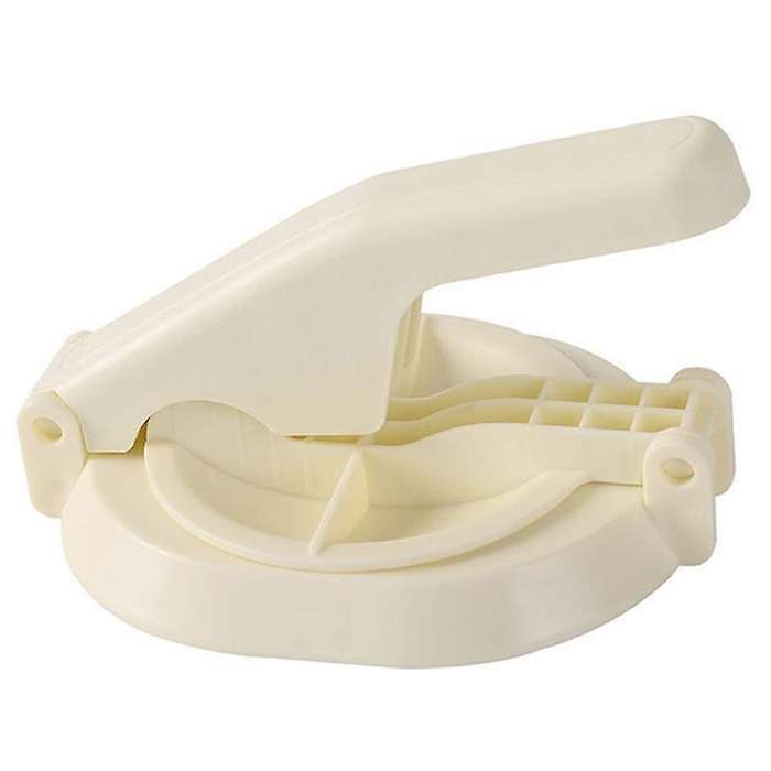Manual Skin Press Mold Dumpling Making Tool Pastry Dough Cutter Beige
