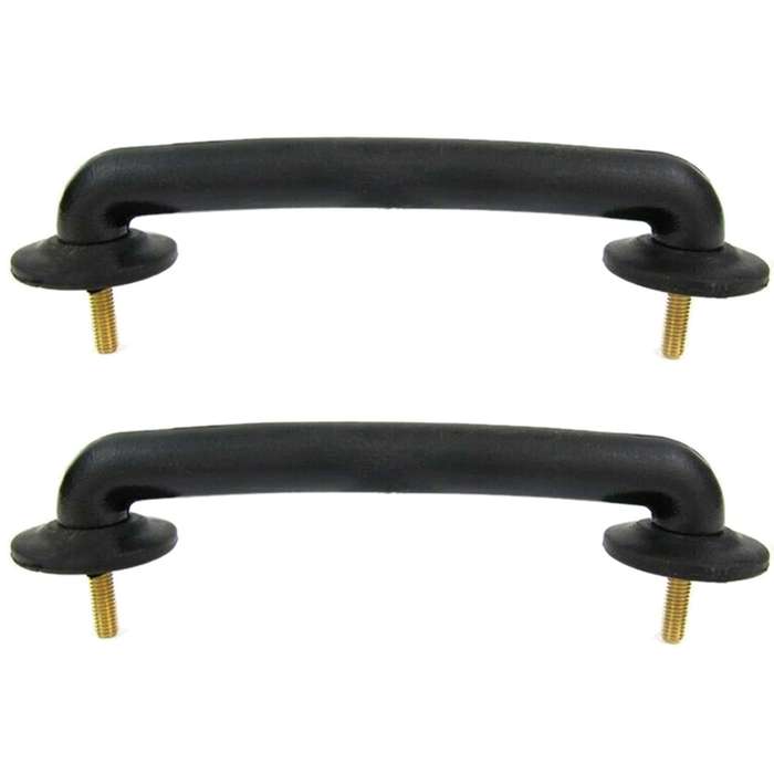 2x Hood Windshield Bracket Footman Loop - for 97-18 Jeep Wrangler Jk
