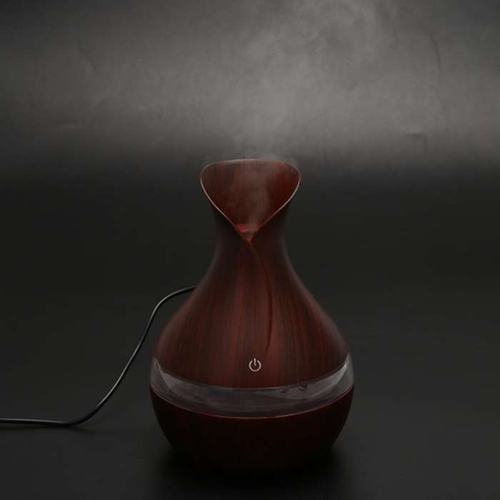 300ml Ultrasonic Humidifier Aroma Essential Oil Diffuser Deep Color