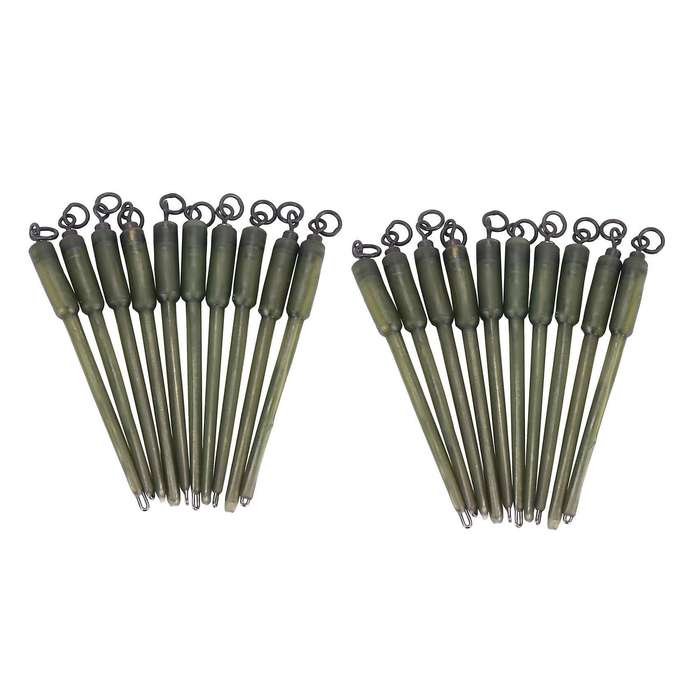10pcs Carp Fishing Connector Swivels Pva Tube Bags Stems Solid Bag