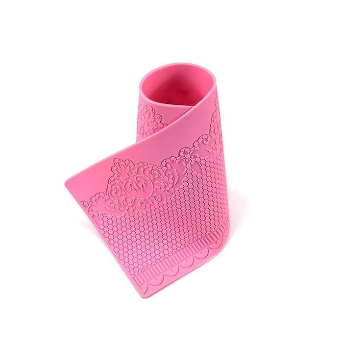 Diy Craft Honeycomb Impression Cake Lace Mat Fondant Border Silicone
