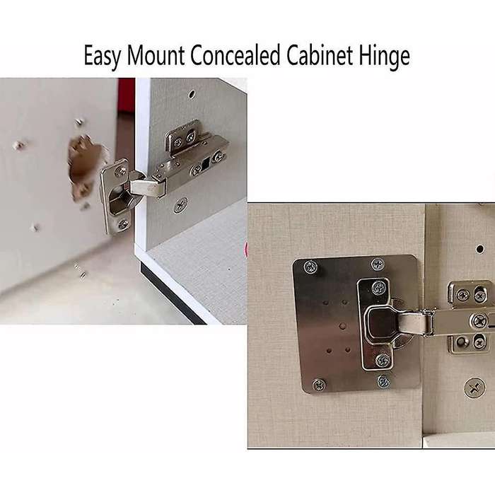 4pcs Hinge Repair Plate for Furniture Cabinet Drawer Door Window