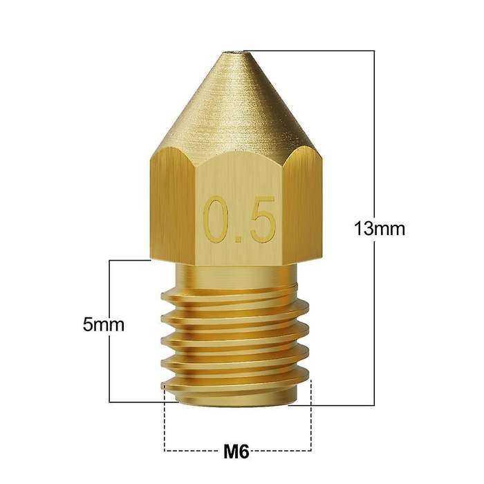 3d Printer Nozzle Kit Mk8 Extruder with Bits for Creality Cr-10 Ender