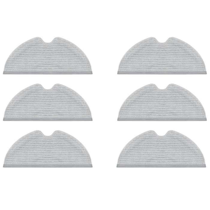 6pcs Full Area Mop Design Dry Wet Mop Cloth Rags for Xiaomi Mi Robot