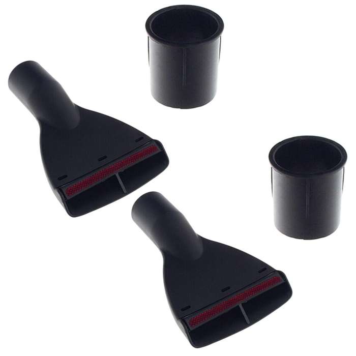 2x Universal Vacuum Cleaner 32/35mm Nozzle Brush Adapter Swivel Head