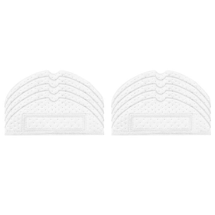 10pcs Mop Cloths for Xiaomi Roborock T7 T7s T7plus Vacuum Cleaner