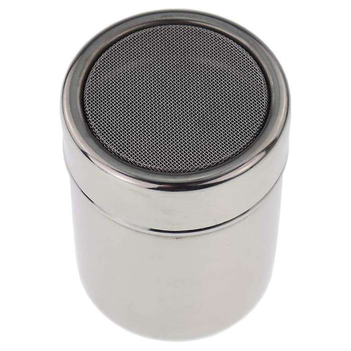 Chocolate Shaker Duster Coffee Flour Sifter Stainless Steel Art