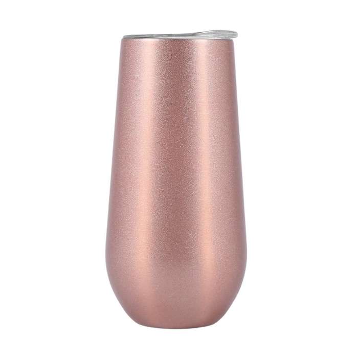 8 Packs Stemless Champagne Flutes Wine Tumbler