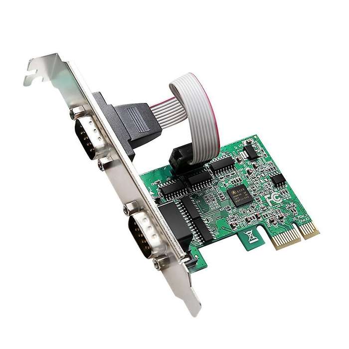 Pcie to Two Serial Ports Rs232 Interface Industrial Control Computer