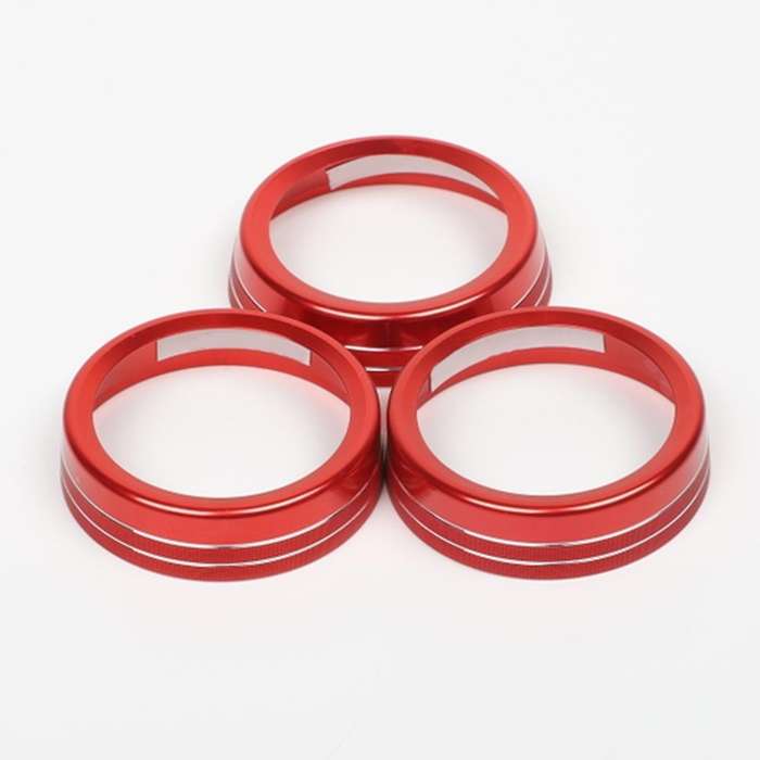 Ac Air Conditioning Sound Knob Cover Trim for Suzuki Jimny,red