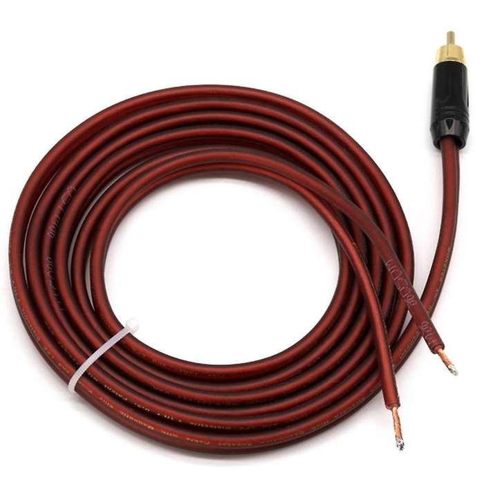 Rca Speaker Cable Bare Wire Speaker Wire to Rca Plug,replace Rca Plug