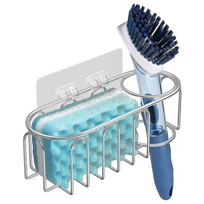 Sink Sponge Holder, Sponge Holder for Kitchen Sink Suction