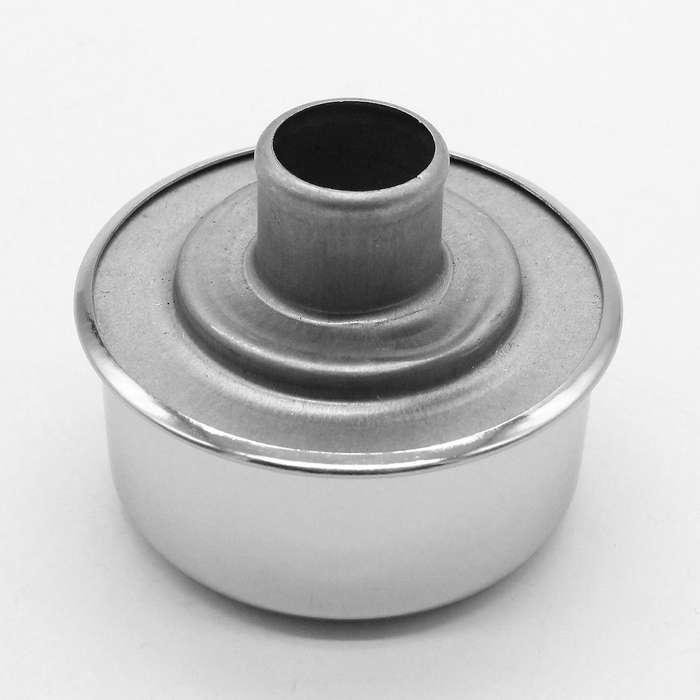 Round Valve Cover Breather Push In Style with Vent Tube Sbc Bbc Sbf