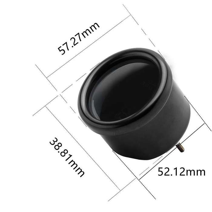 52mm Red Led Three Display Air Pressure Gauge Psi Air Suspension