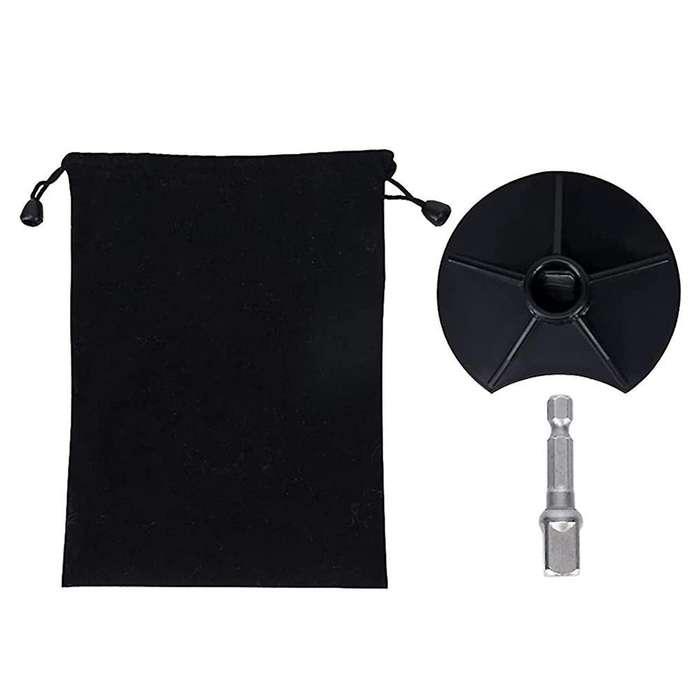 Crank Handle Adapter with Hex Steel Bit Power Attachment