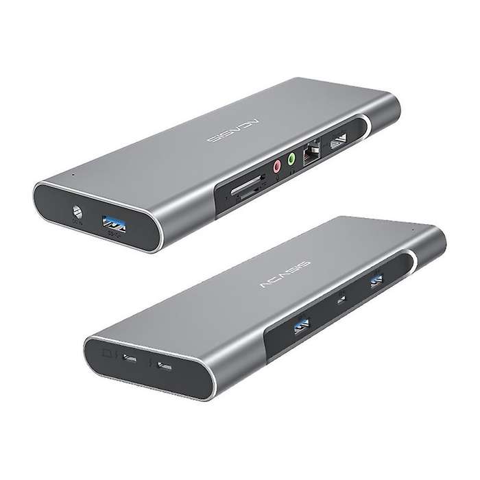 Acasis Docking Station 12 In 1 Triple Screen Type C Hub Adapter