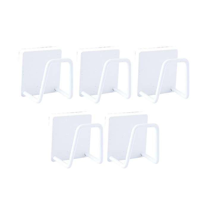 5pcs Kitchen Stainless Steel Sponges Drain Drying Rack Kitchen Sink-c
