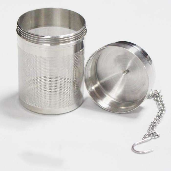 Stainless Steel Tea Strainer Leaf Spice Herbal Teapot Home,8.1x11cm