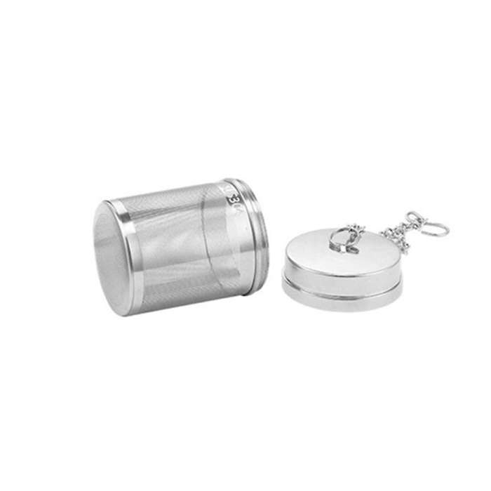 Stainless Steel Tea Strainer Leaf Spice Herbal Teapot Home,8.1x11cm