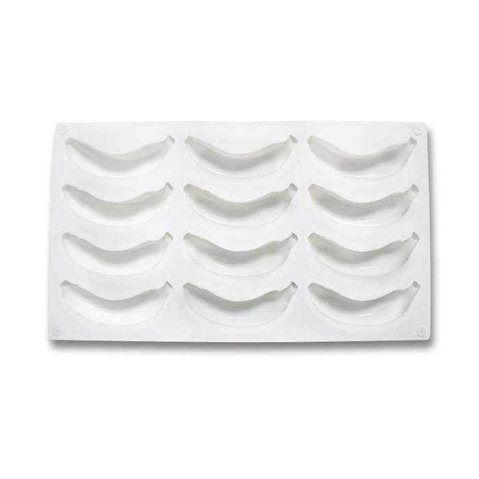 12 Cell Banana Silicone Cake Mold for Baking Chocolate Pastry Mouler