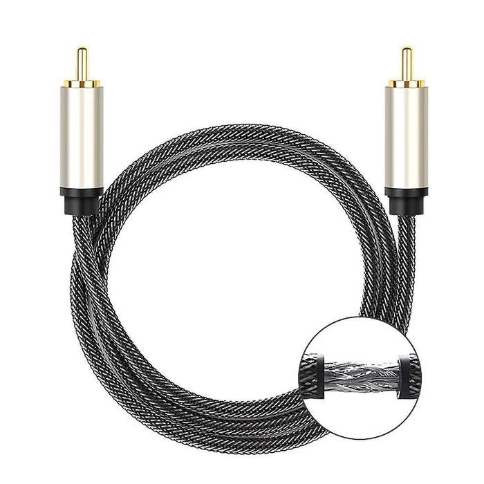 Digital Coaxial Output Lotus Cable Rca Male-to-male Audio Cable