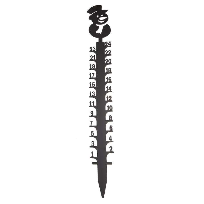 1pcs Snow Meter 24 Scales Outdoor Garden Decoration Gift Snowman