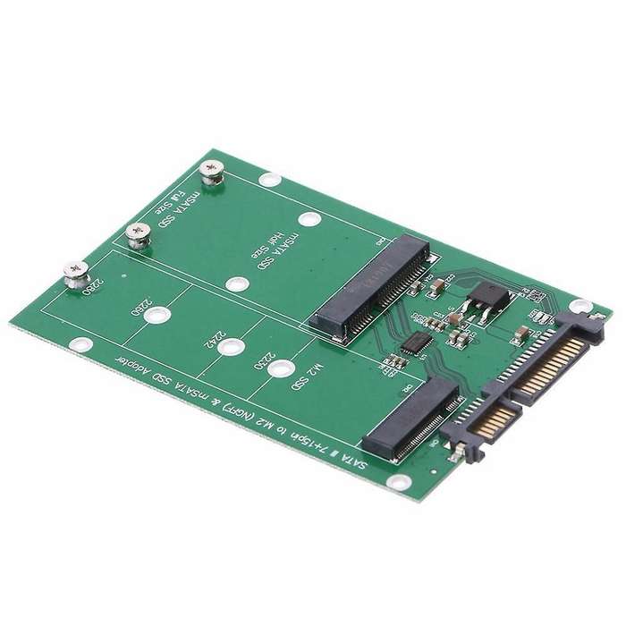 M.2 Ngff/msata Ssd to Sata3 Notebook Msata Solid State Drive Card