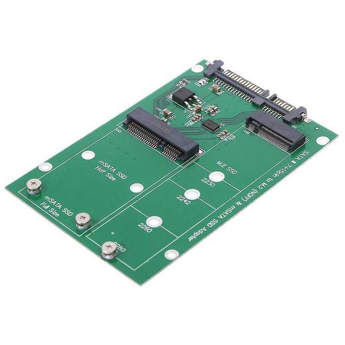 M.2 Ngff/msata Ssd to Sata3 Notebook Msata Solid State Drive Card