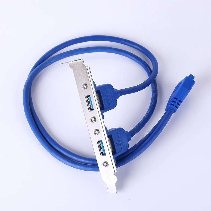 Cable Header, Usb 3.0 Port On Motherboard to Computer Case Bezel