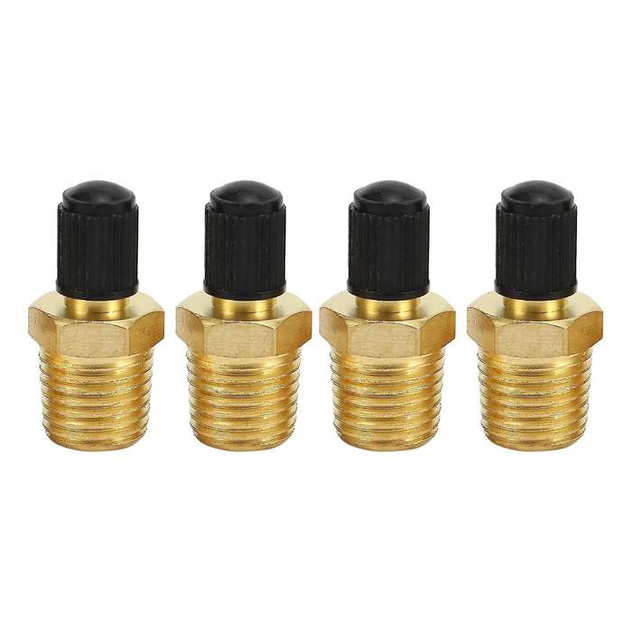 4pcs 1/4inch Npt Mpt Solid Tank Fill Valve for Car Repair Accessories